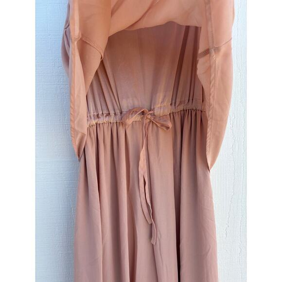 Re:EDIT Pink Blouson Jumpsuit, Japanese Brand, Wide Legs, Sz M - Picture 4 of 7